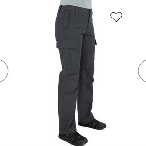 LAPG WOMEN'S STRETCH OPS TACTICAL PANTS. Charcoal. Size 4 Reg. Good preowned con